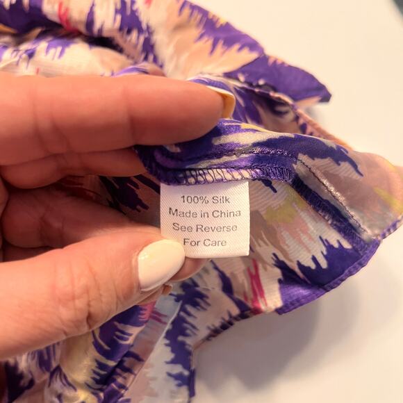 Parker Women's Multicolored Racer Back Summer Sun Mini Dress Size Small - Picture 6 of 10